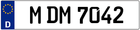 Truck License Plate